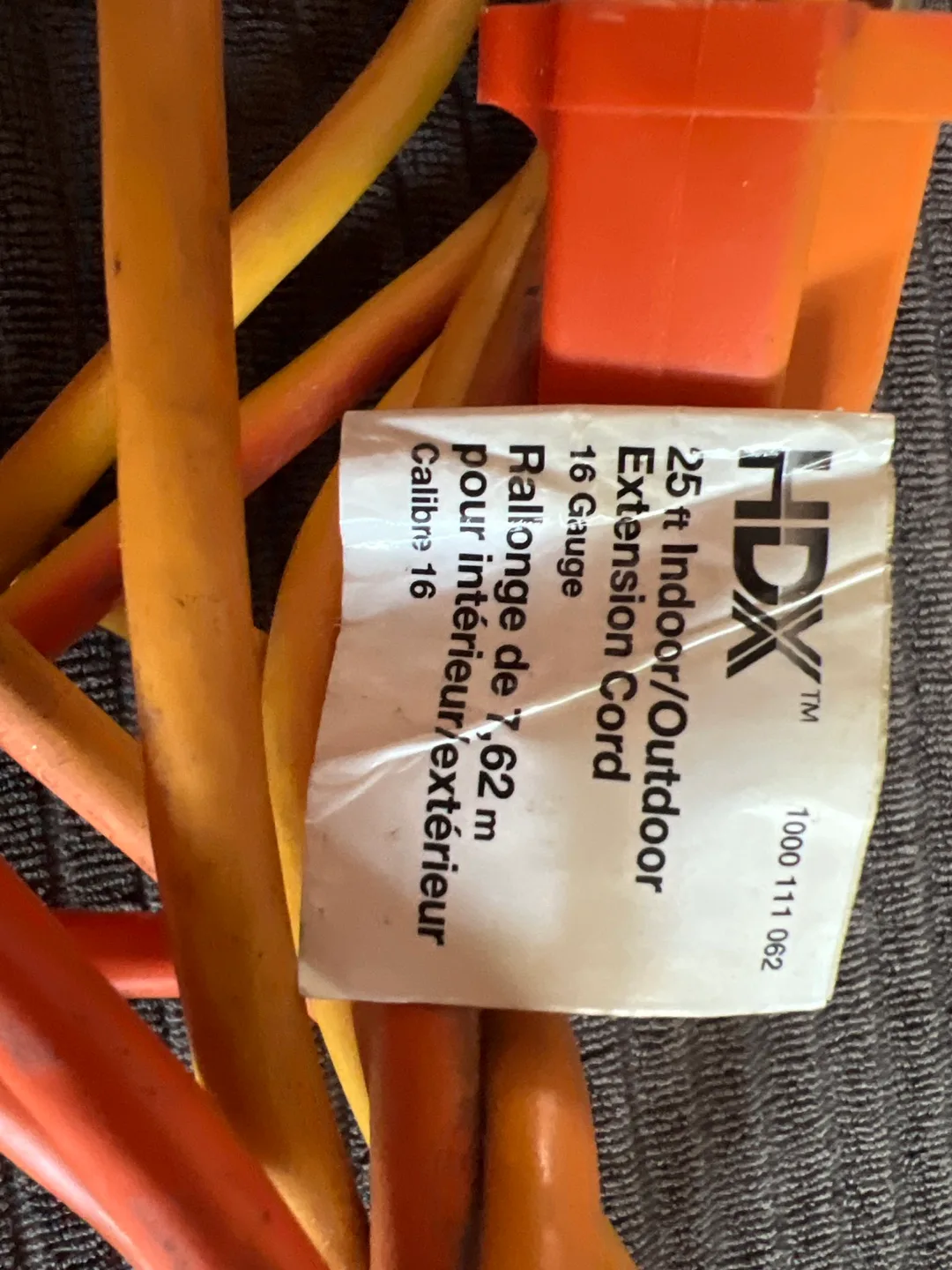 HDX 25ft Indoor/Outdoor Extension Cord image indicator(2)