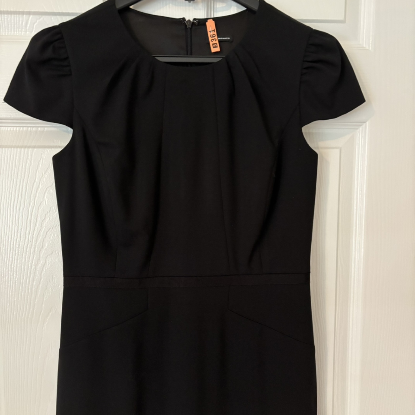Club Monaco cap sleeve wool pencil dress