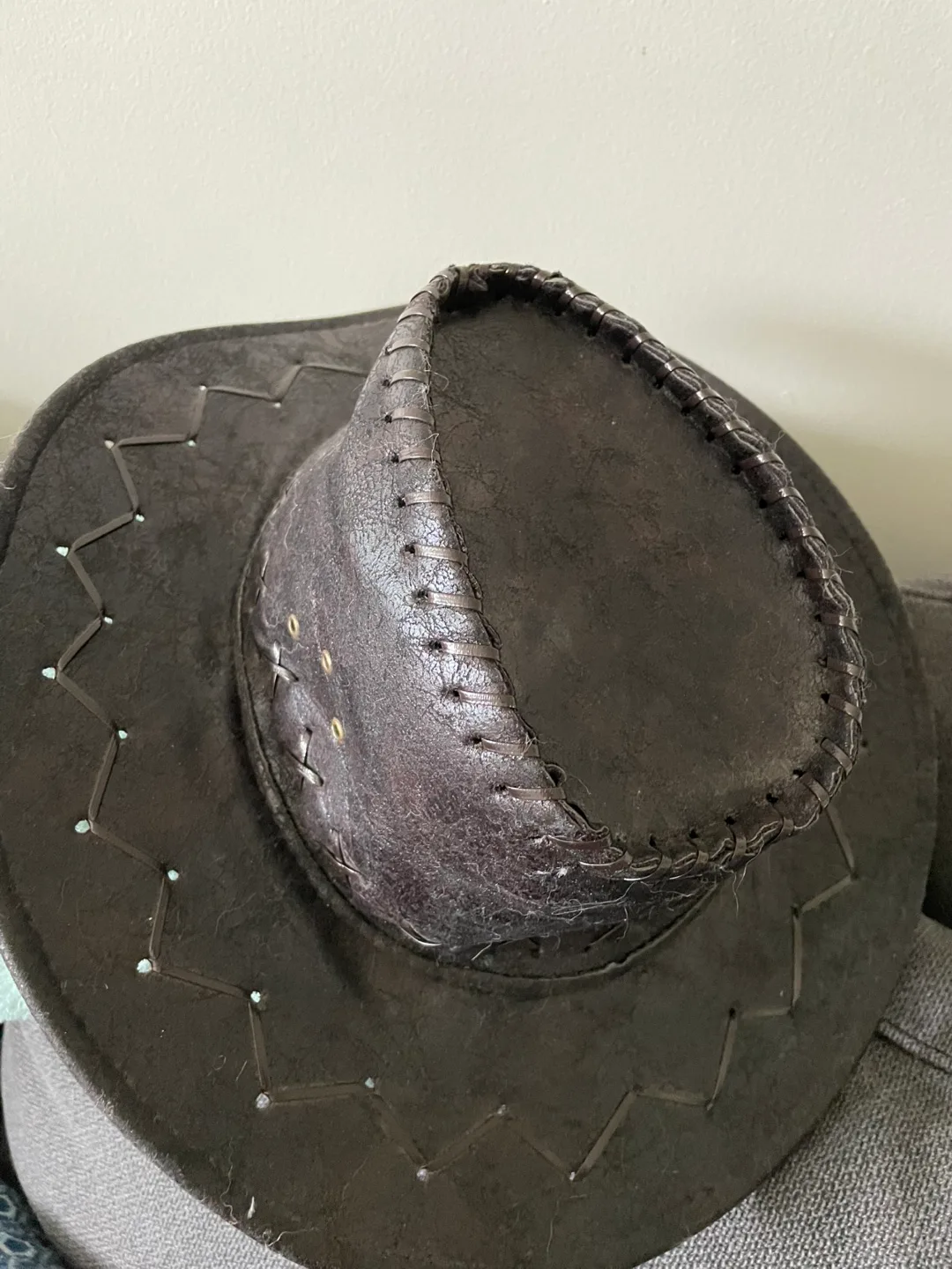 Black Suede Cowboy Hat thumbnail