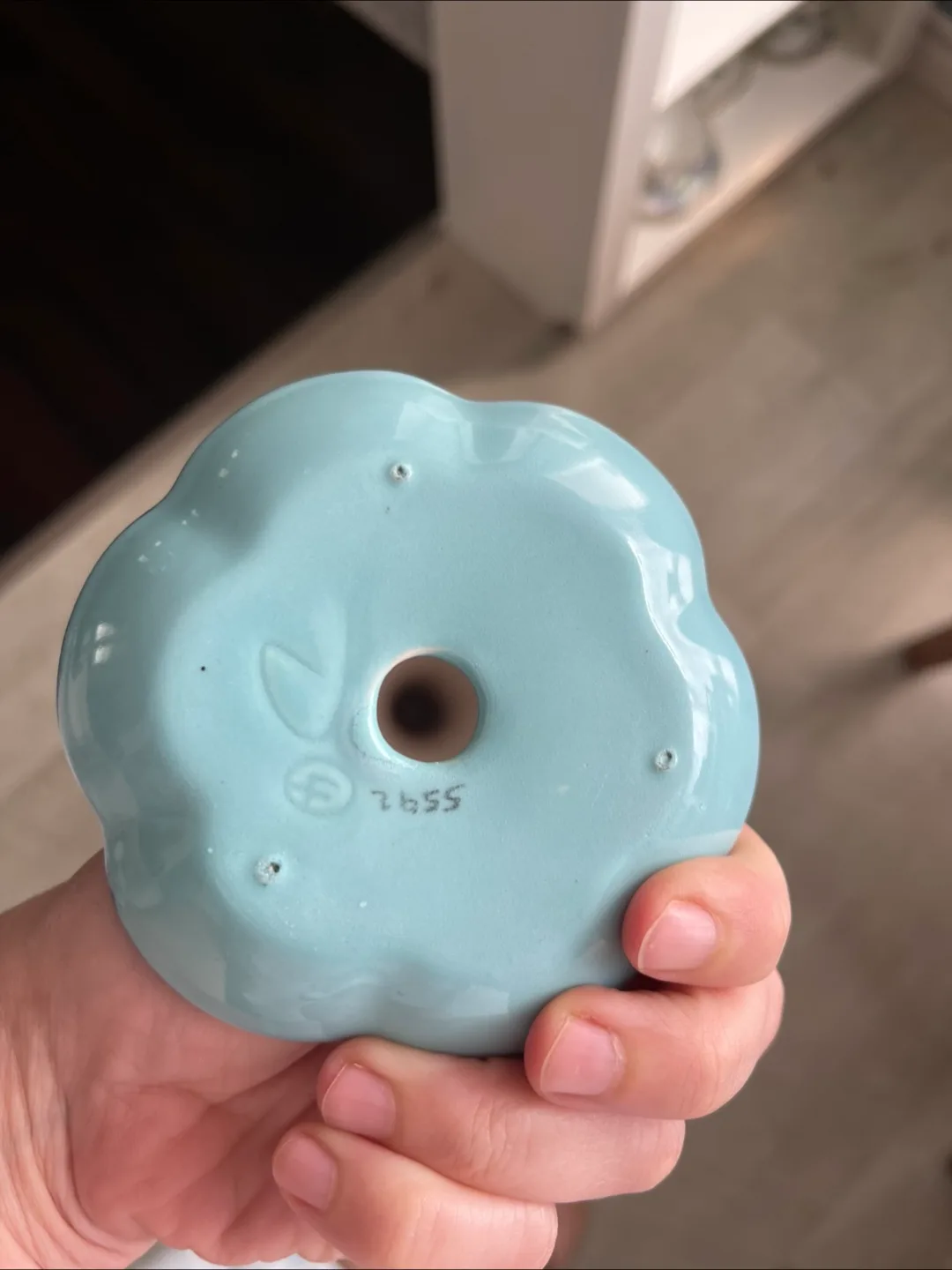 Vintage Blue Ceramic Ring Holder image indicator(2)