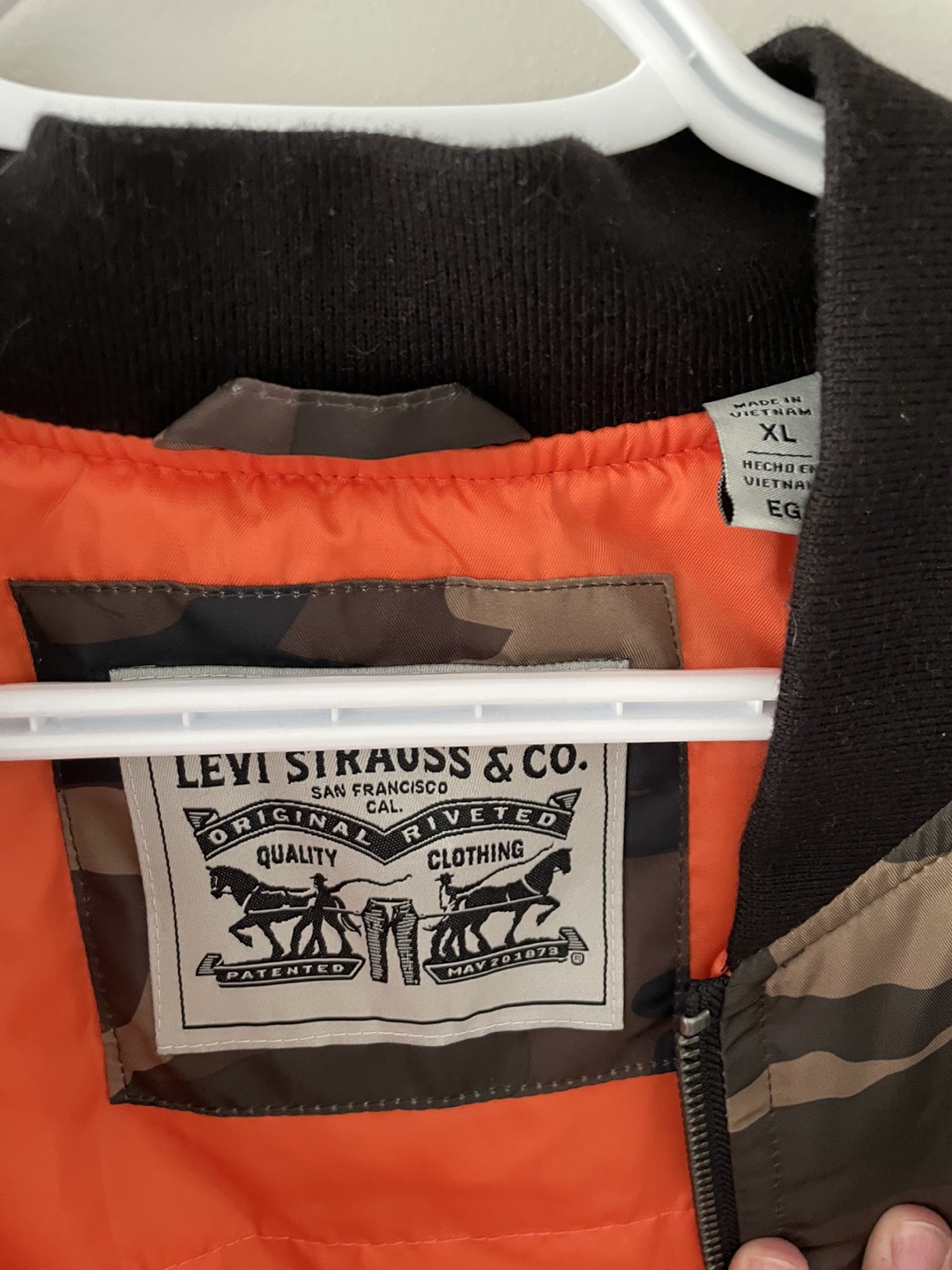 Levi Strauss & Co. Camo Bomber Jacket - XL - photo 3