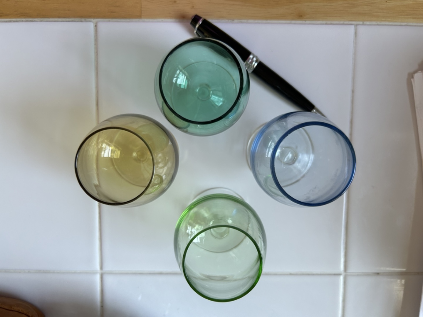 Colored Glass Brandy Snifters - Set of 4 - photo 3