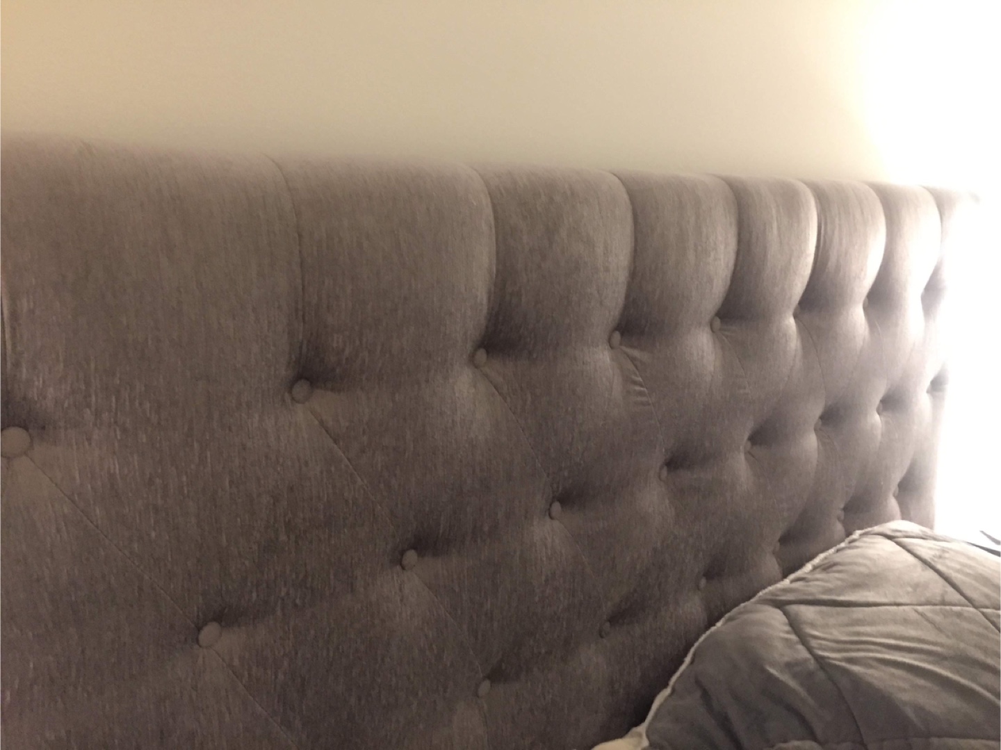Upholstered Headboard - King Size - PERFECT CONDITION!!!