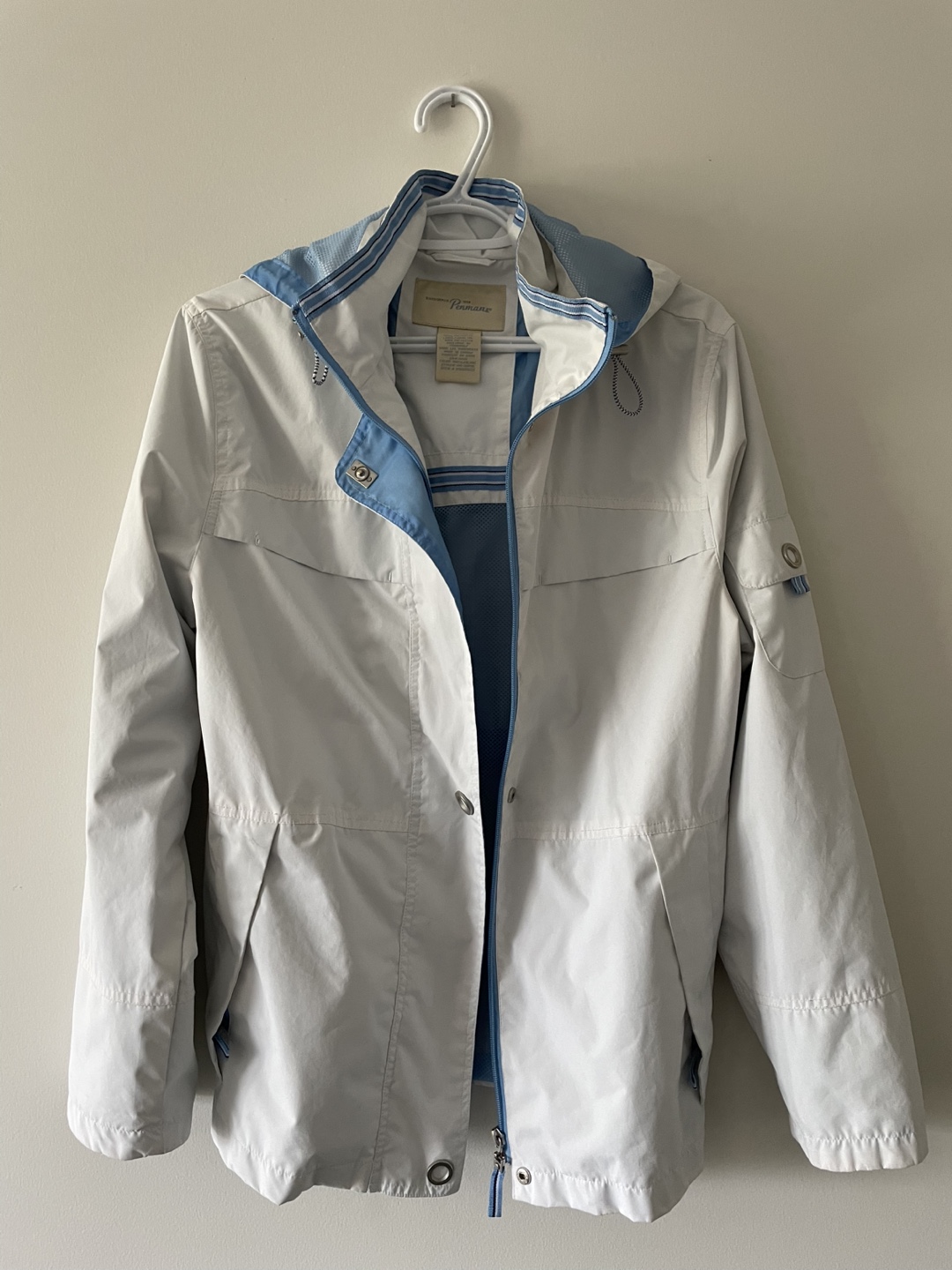 Penmans White/Blue windbreaker Jacket - Size M
