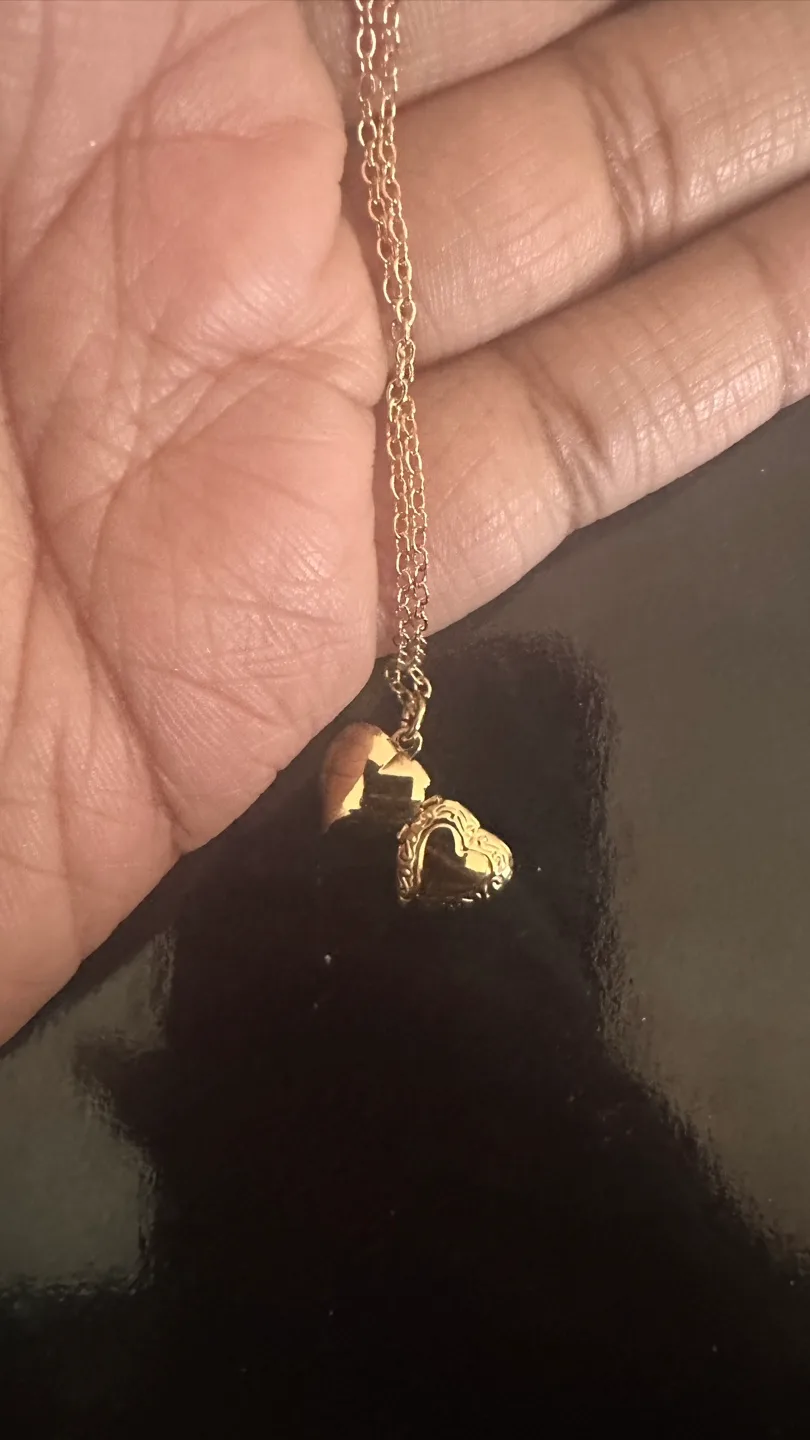 Accessorize London Heart Locket Necklace image indicator(2)