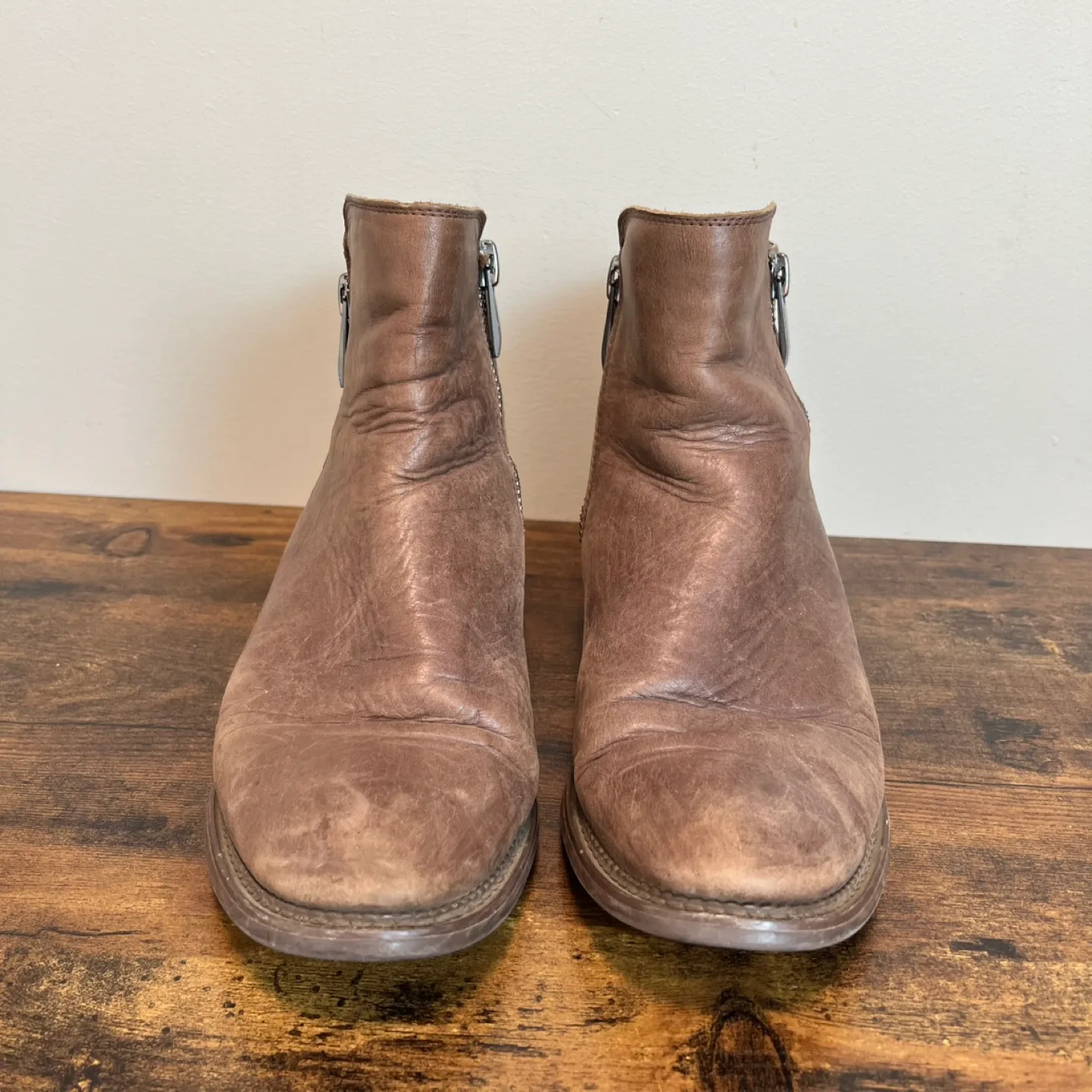 Franco Sarto Harmona Double-Zip Ankle Booties Women’s 10 image indicator(2)