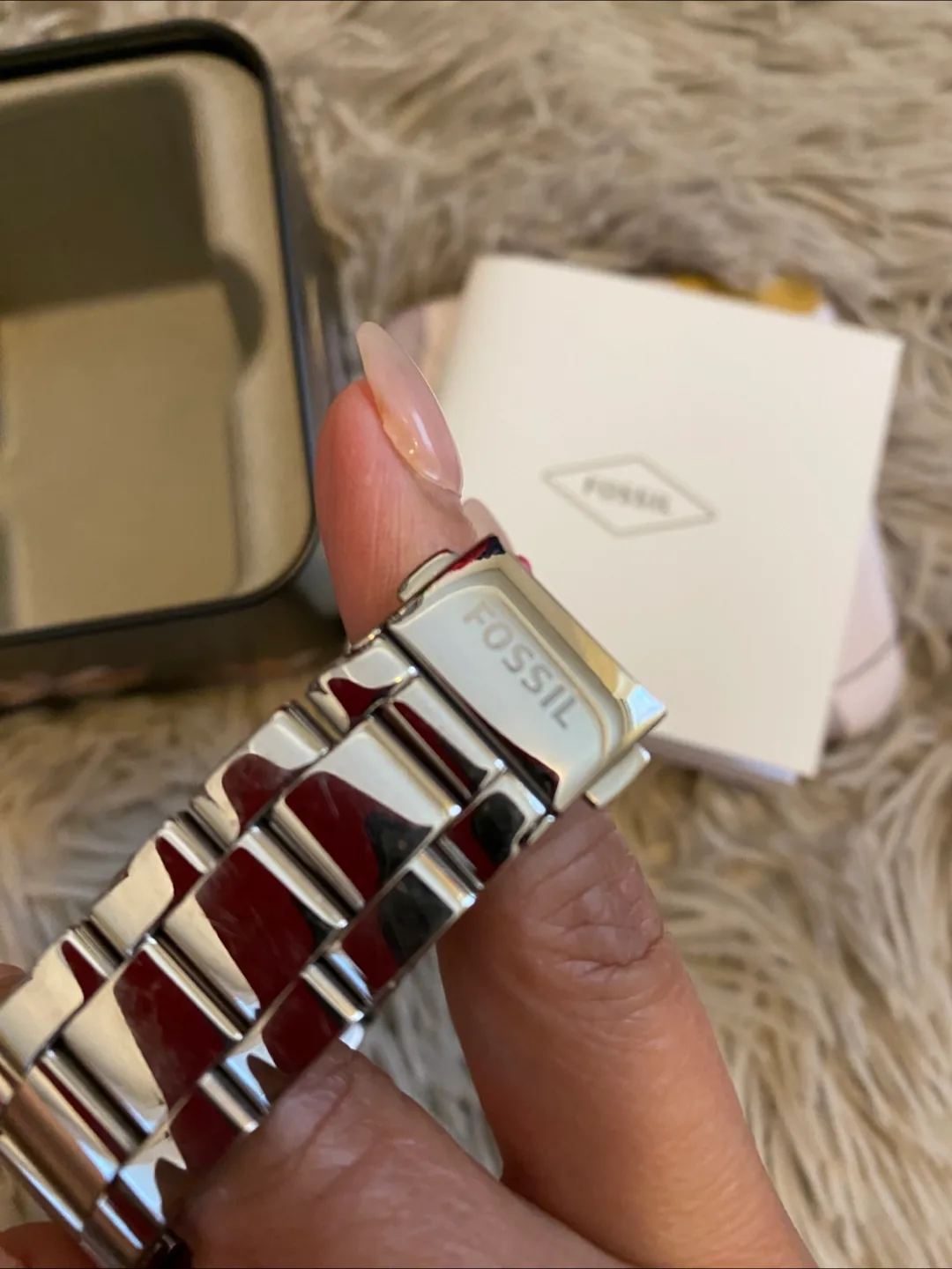 Authentic FOSSIL BOYFRIEND LADIES WATCH SIZE 7.10” (19cm) image indicator(3)