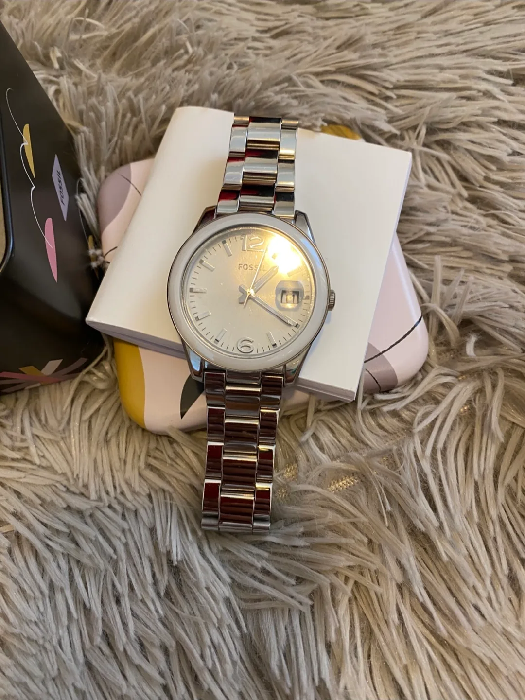 Authentic FOSSIL BOYFRIEND LADIES WATCH SIZE 7.10” (19cm) image indicator(2)