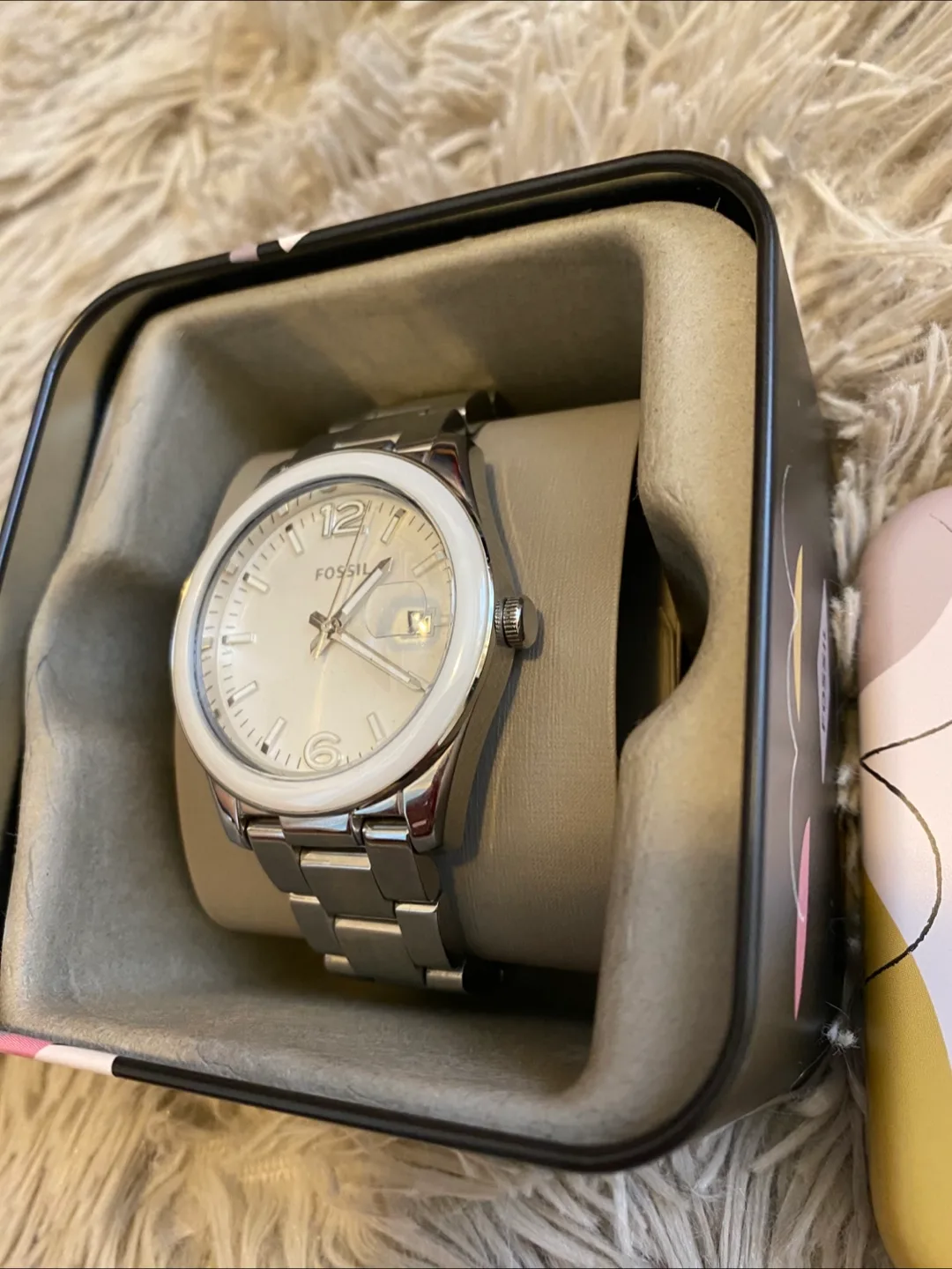 Authentic FOSSIL BOYFRIEND LADIES WATCH SIZE 7.10” (19cm) image indicator(7)
