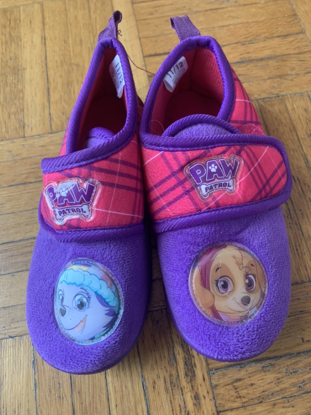 Brand New. Paw Patrol Skye & Everest Slippers - Size 11/12