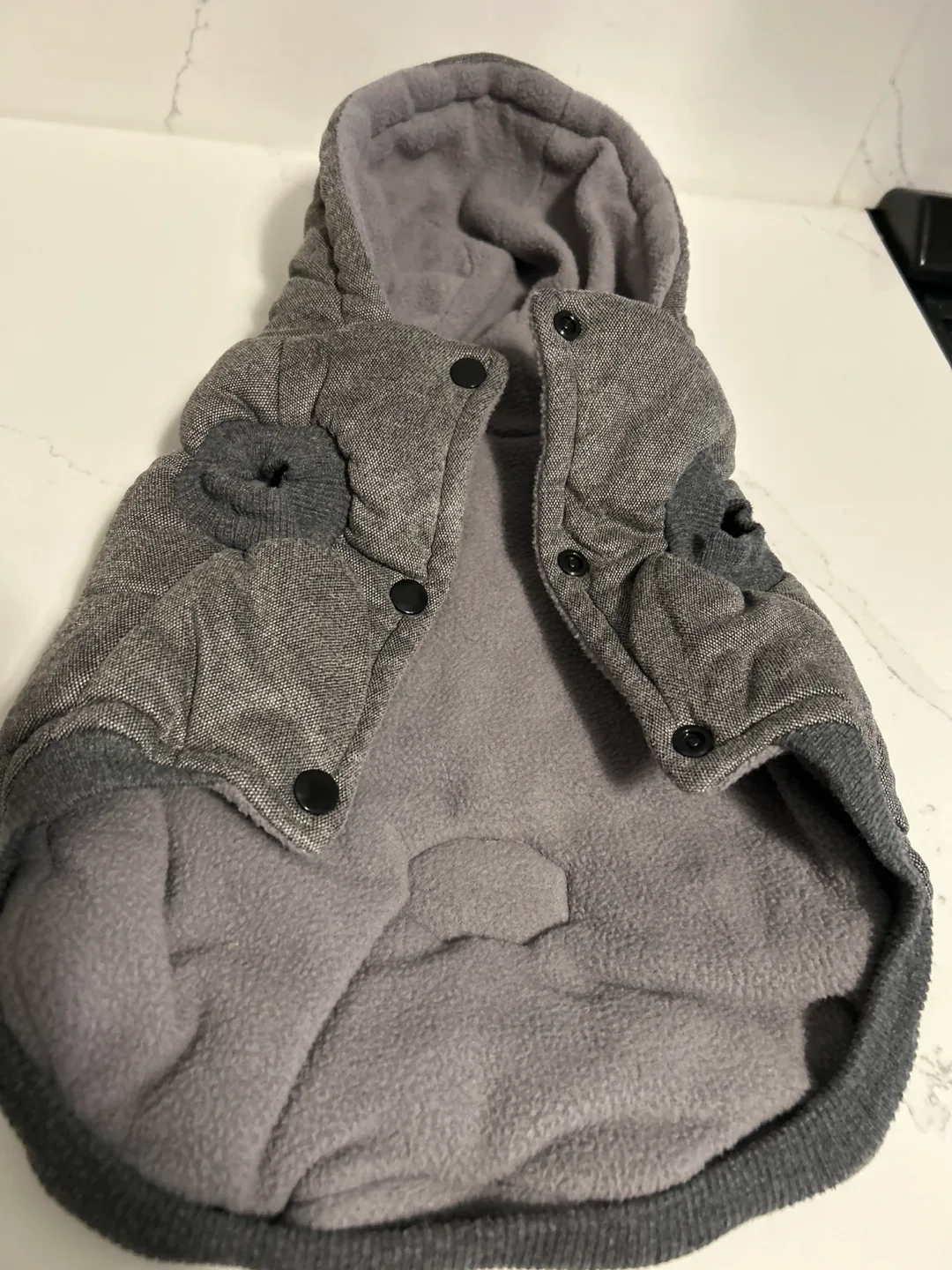 Dog Puffer Jacket - Grey image indicator(3)