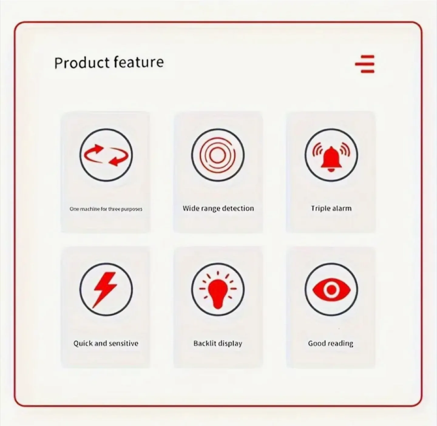 Digital Electromagnetic Field Meter image indicator(5)