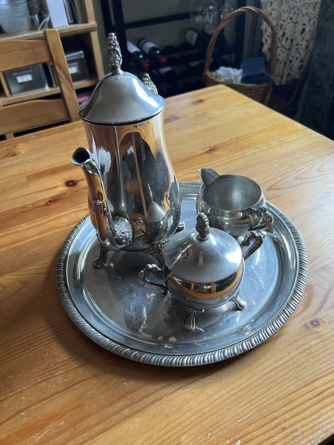 Vintage Silver Plated Tea Set - photo 2