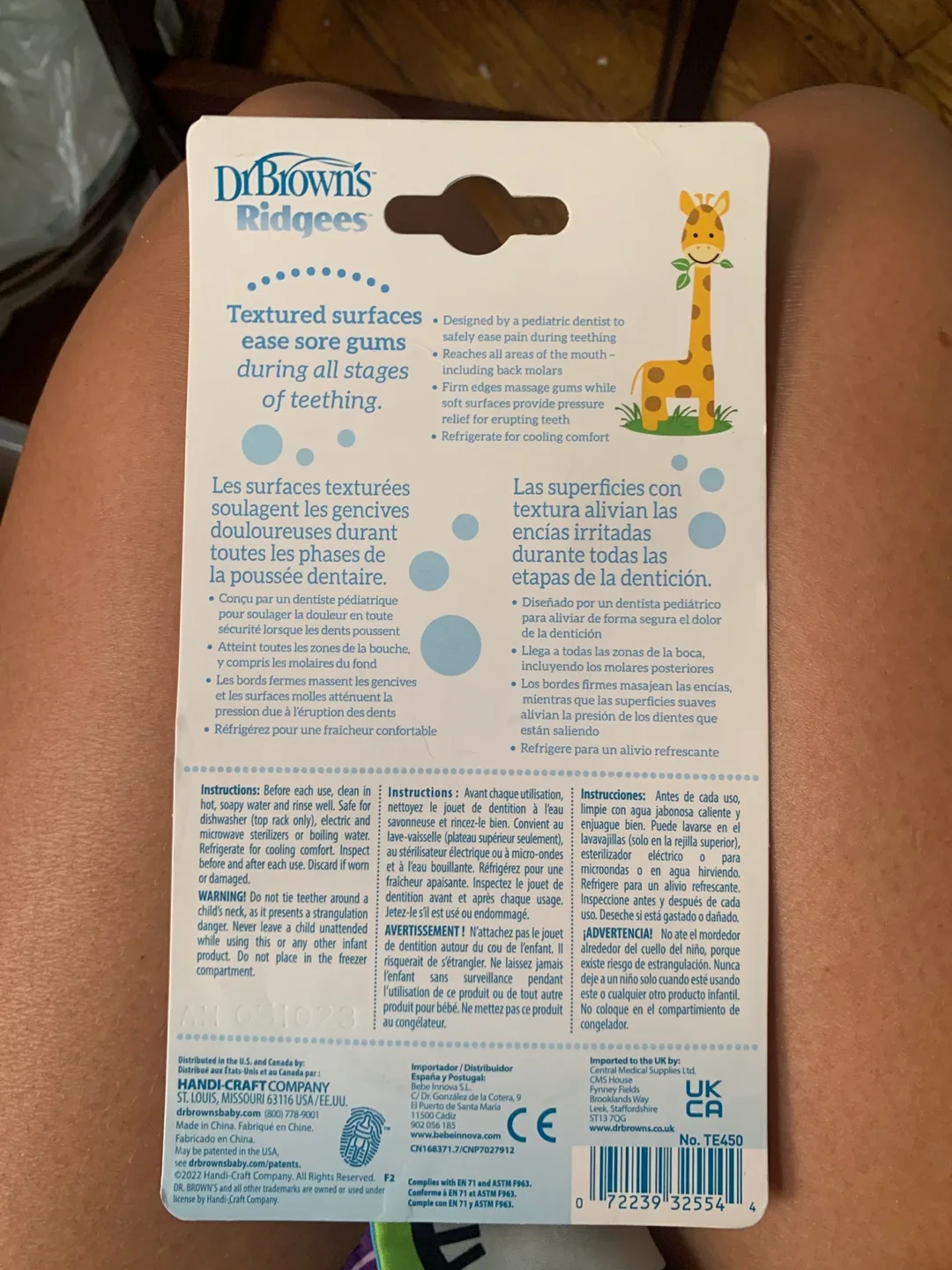 Dr. Brown's Giraffe Teether - New image indicator(2)