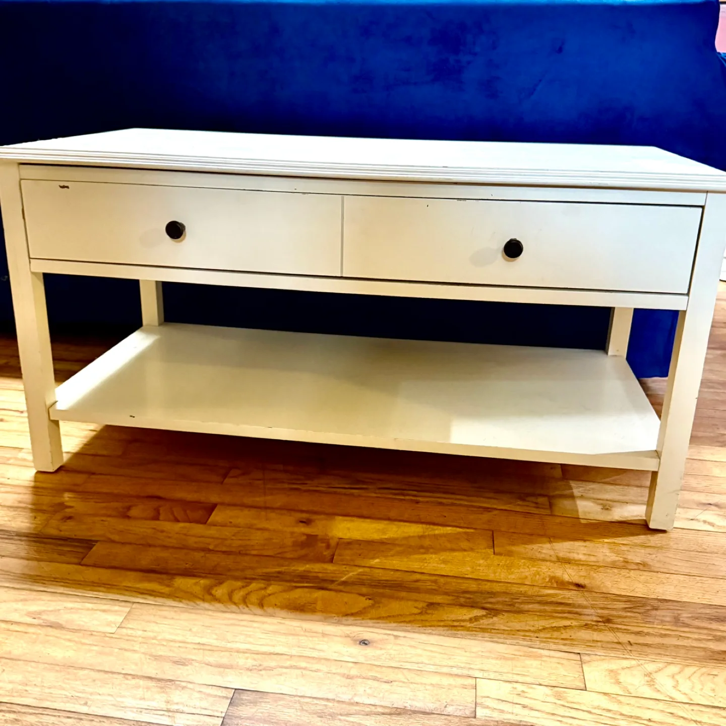 White Console Table with Drawers thumbnail