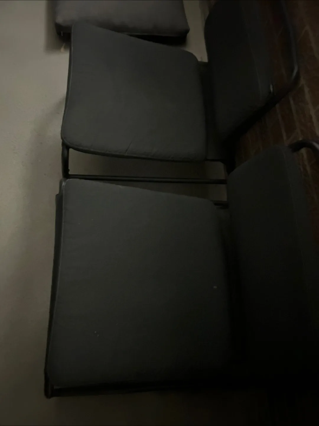 2 Black Folding Chair thumbnail