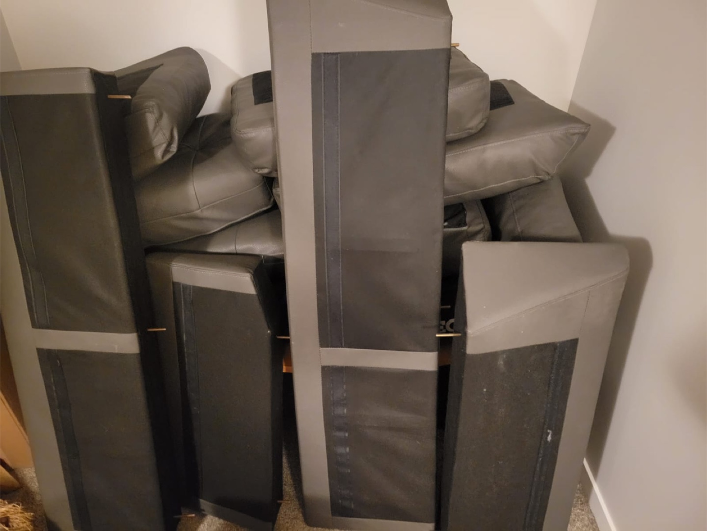 Grey Modular Sectional Sofa - photo 2