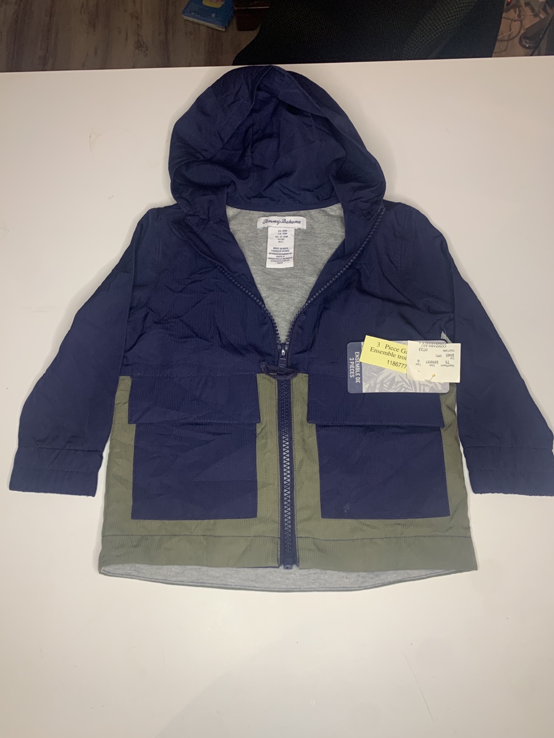 NWT Tommy Bahama 18M Windbreaker Jacket Set