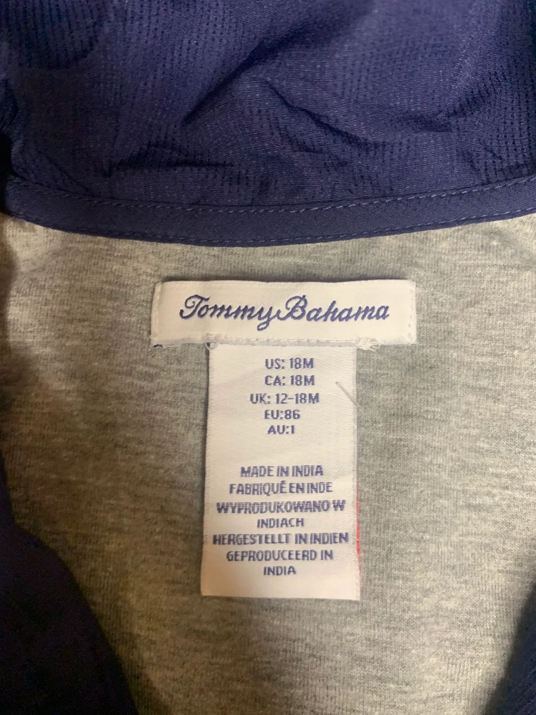 NWT Tommy Bahama 18M Windbreaker Jacket Set image indicator(2)