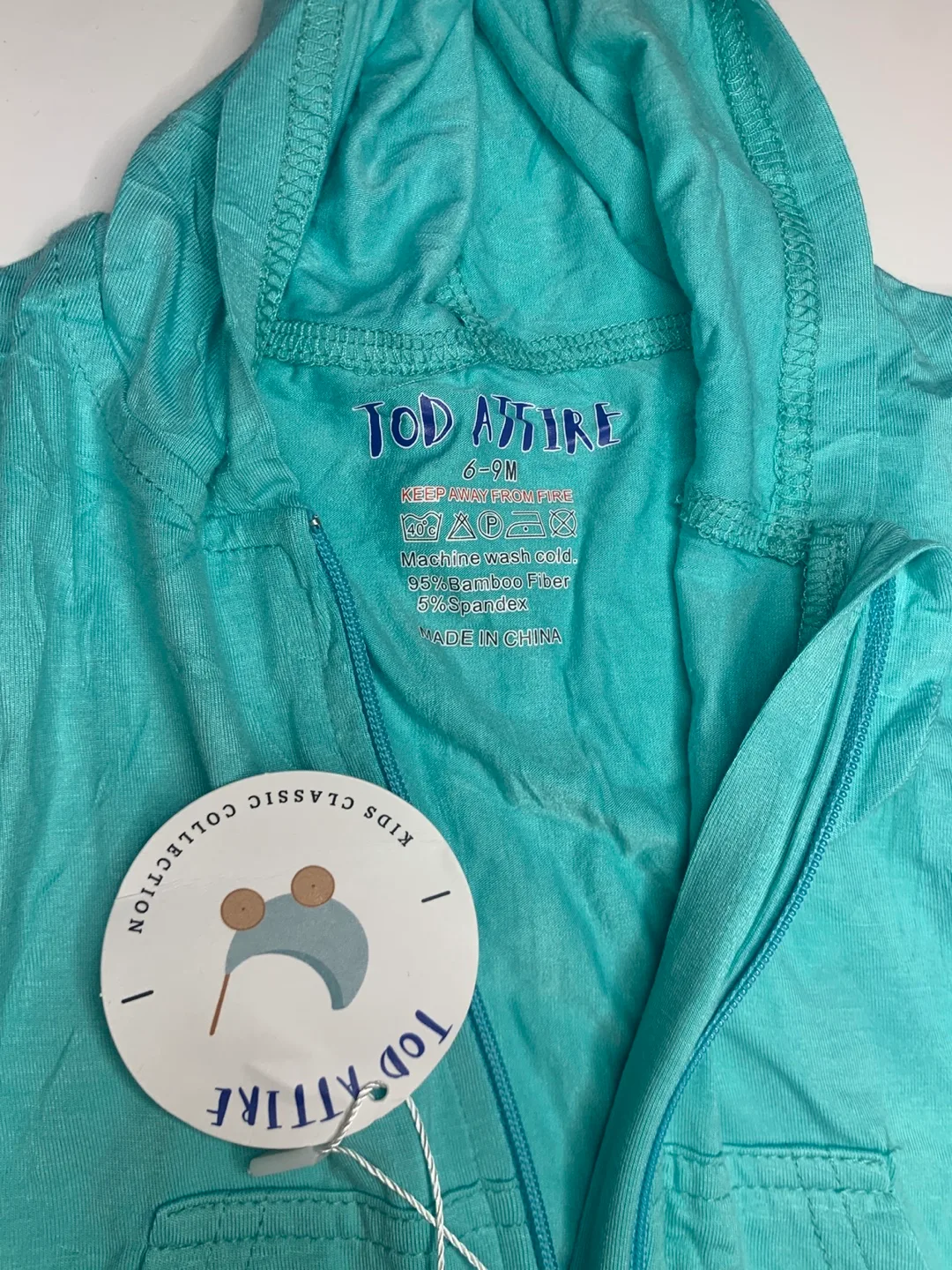 NWT Tod Attire 6-9M Bamboo Romper image indicator(2)