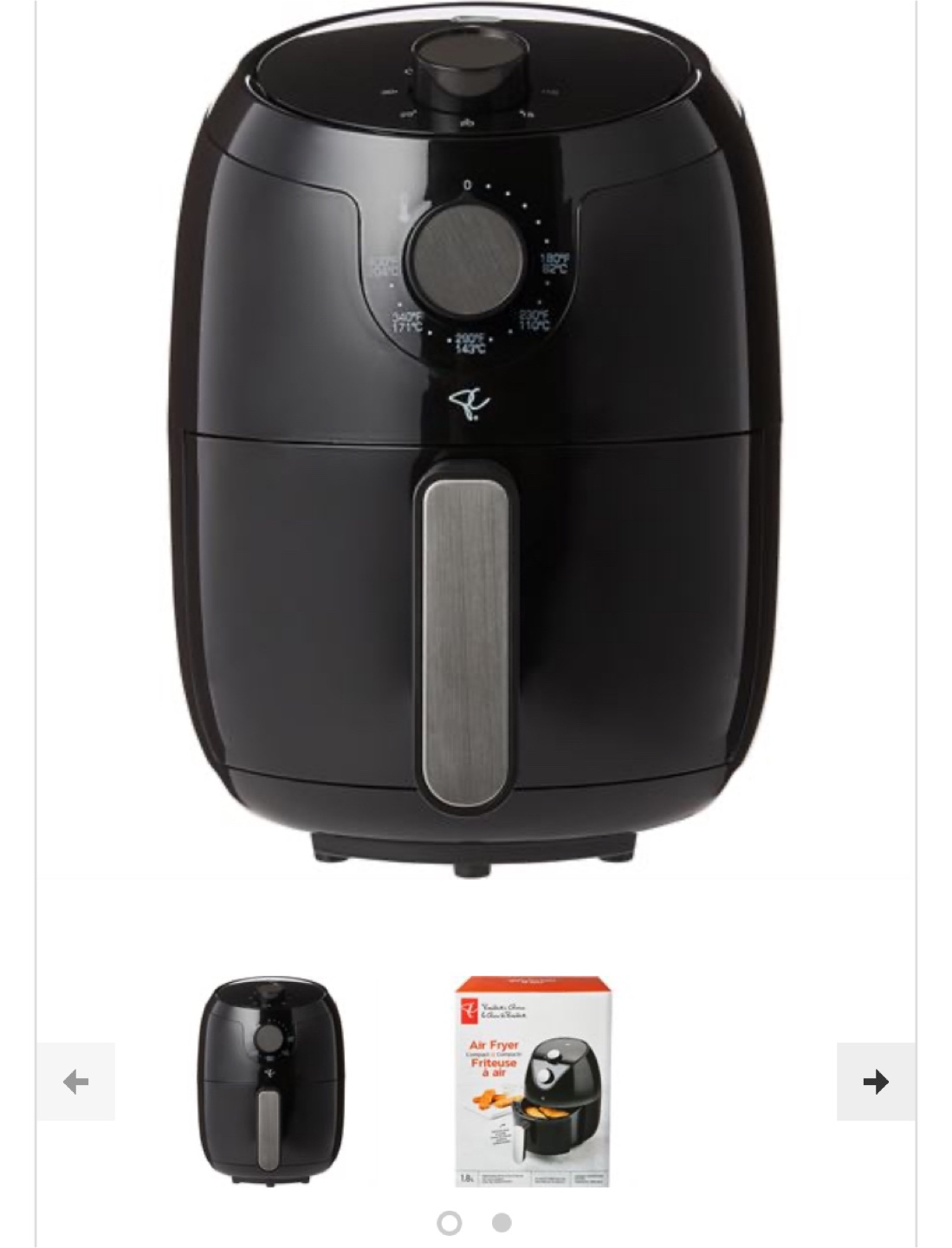 Brand new President's Choice Compact Air Fryer 1.8L - photo 4