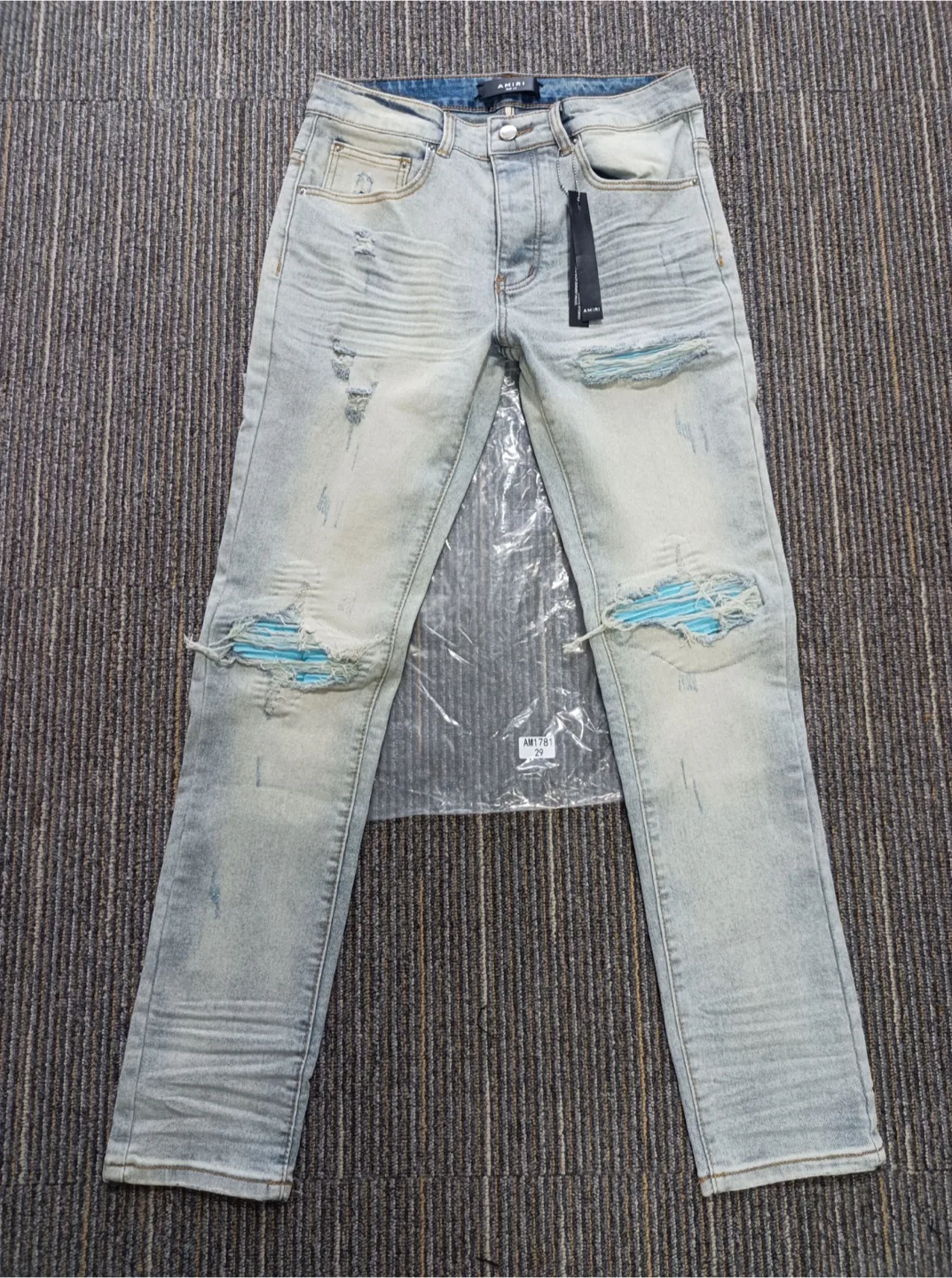 Amiri MX1 Distressed Jeans, Size 29 thumbnail