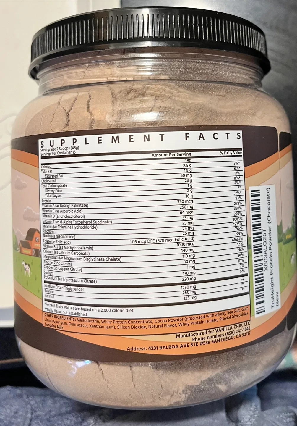 TruHeight kids’ protein shake powder image indicator(4)