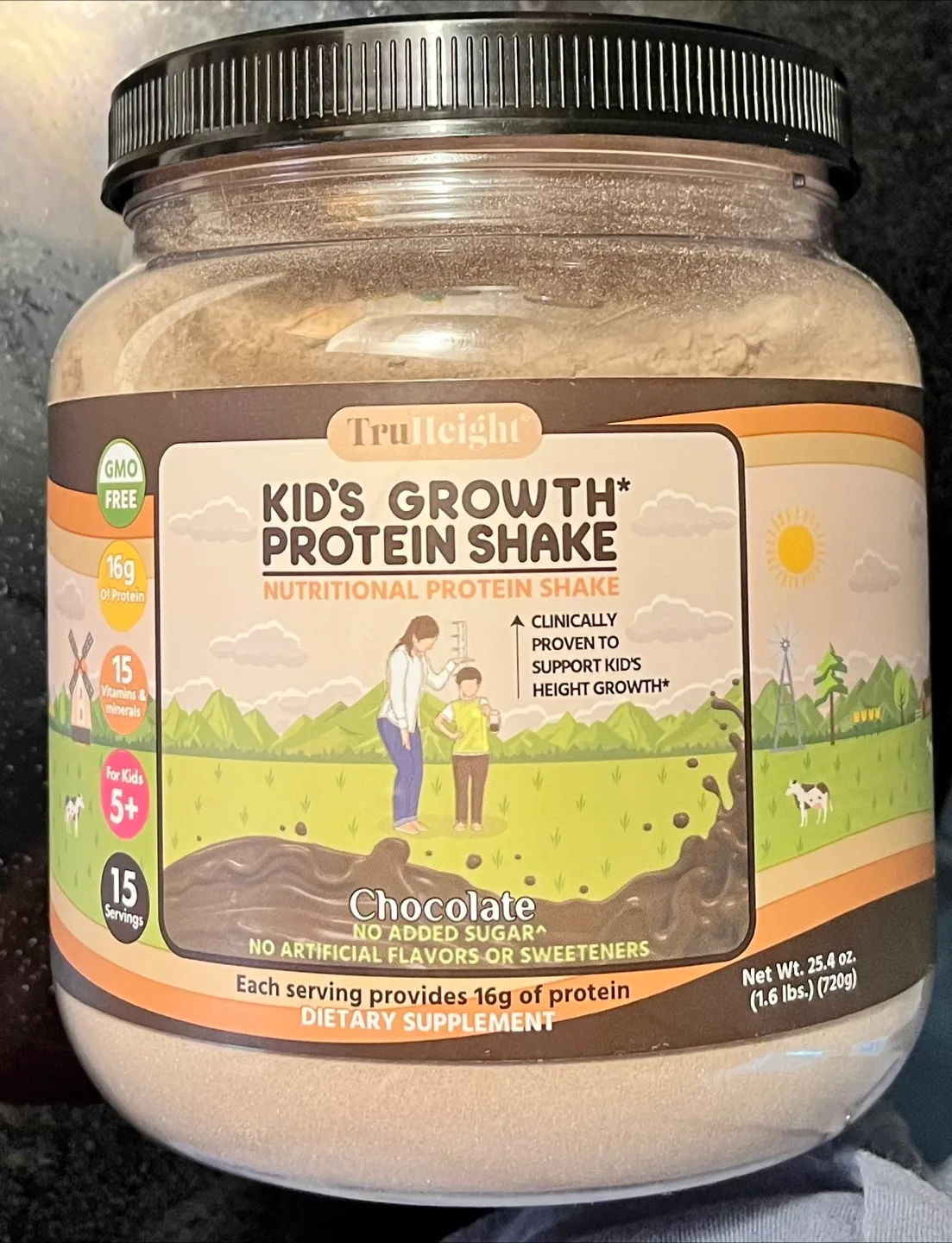TruHeight kids’ protein shake powder image indicator(2)