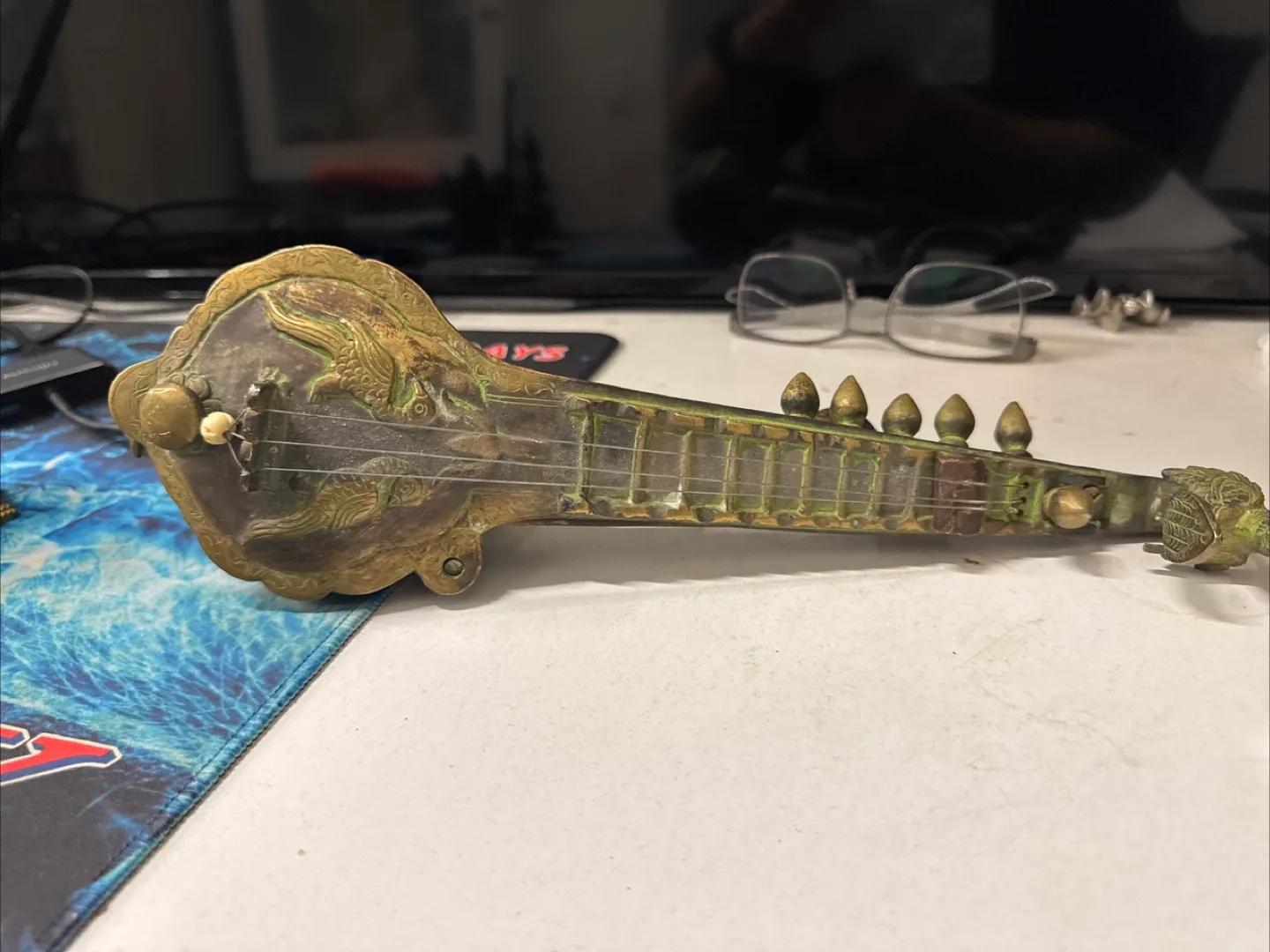 Antique Decorative Veena Instrument thumbnail
