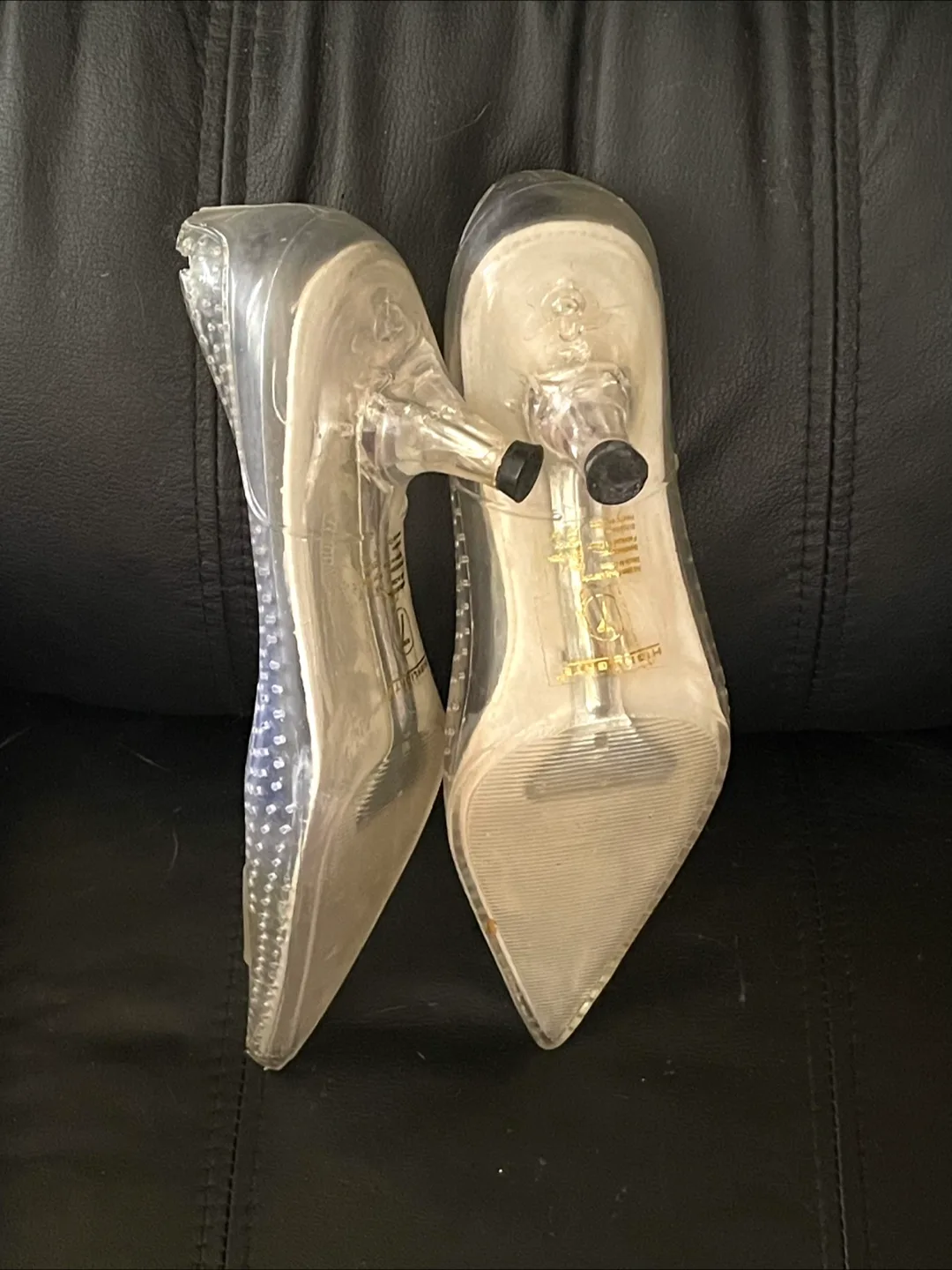 Highlights Clear Kitten Heels - Size 7 image indicator(4)