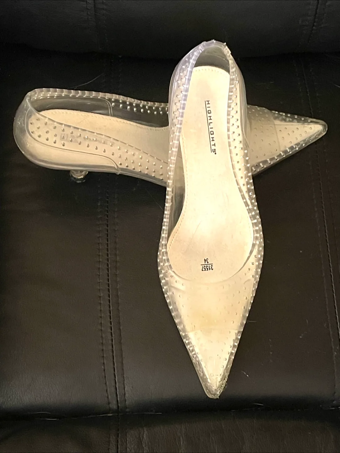 Highlights Clear Kitten Heels - Size 7 image indicator(2)