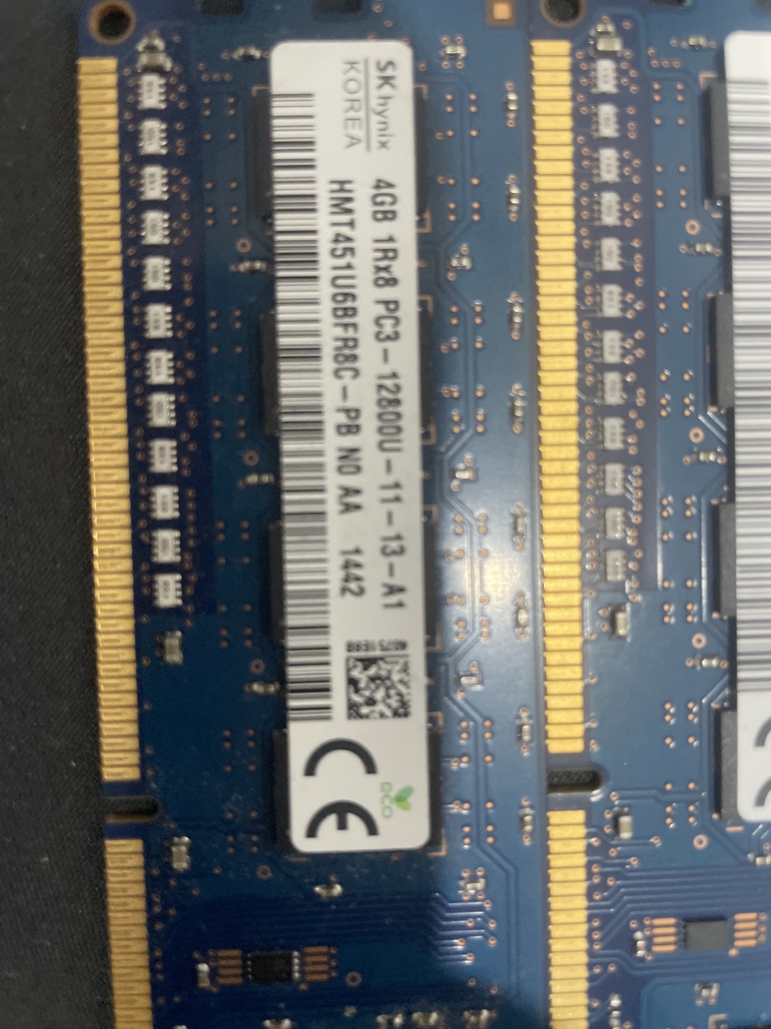 SK Hynix 4GB PC3-12800U RAM - photo 2