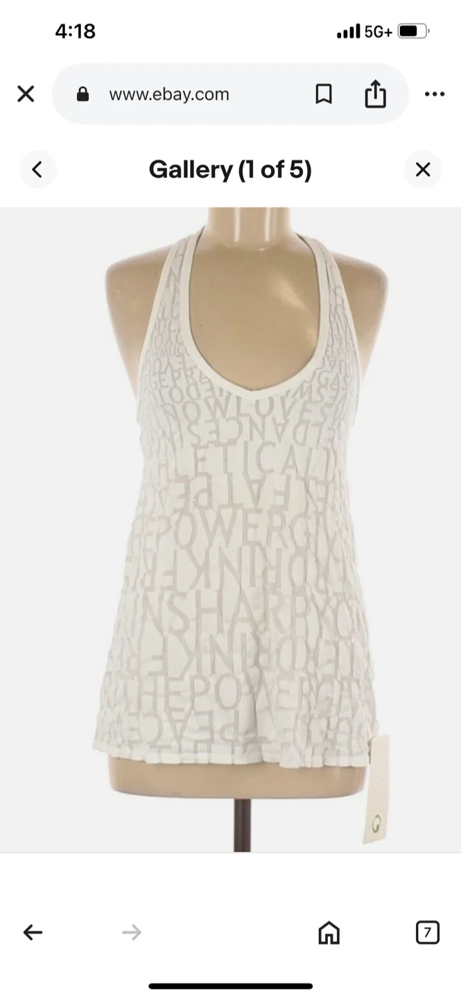 Lululemon Manifesto Racerback Tank Top thumbnail