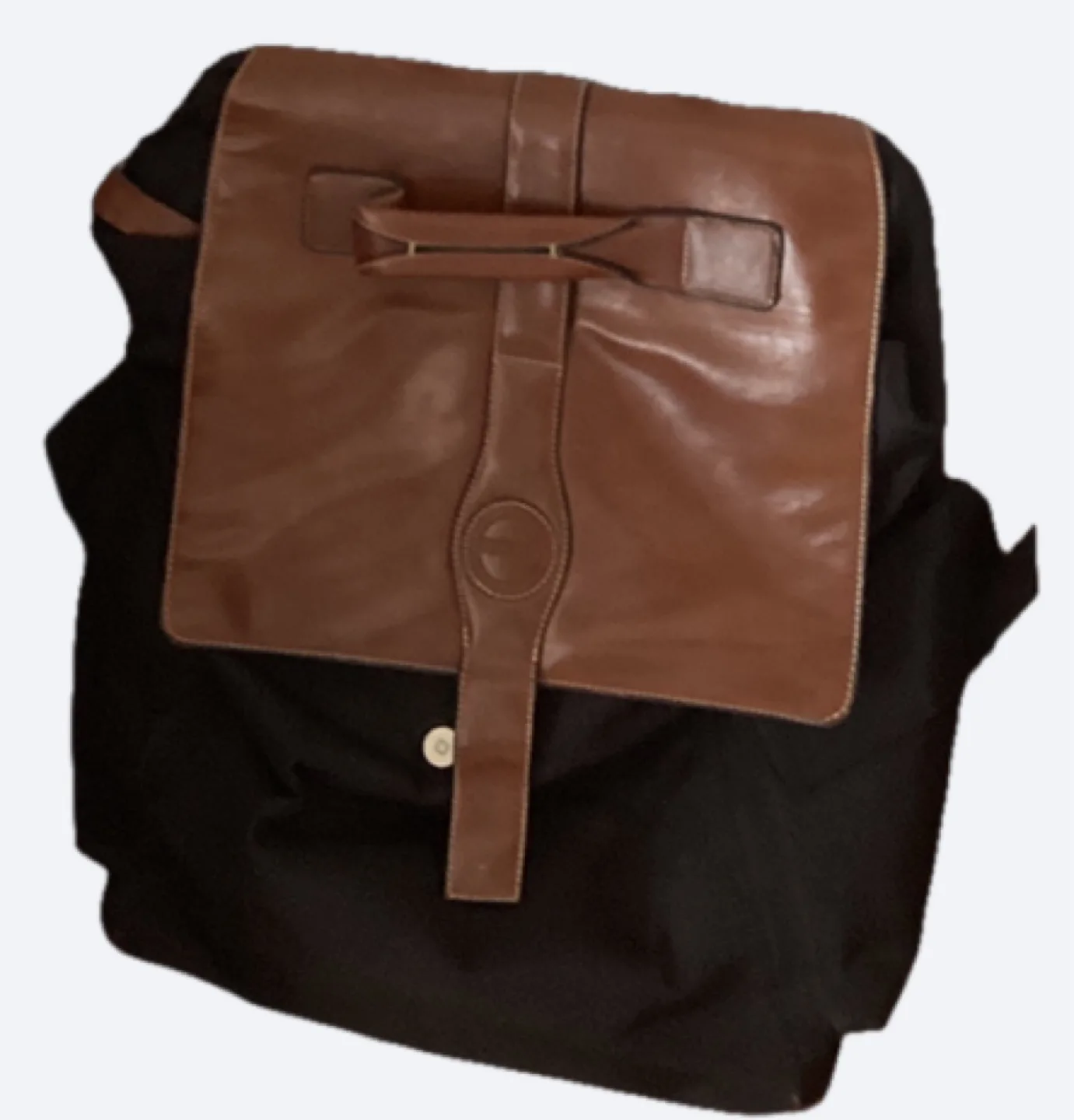 Rolling Laptop Suitcase  - Black & Brown thumbnail