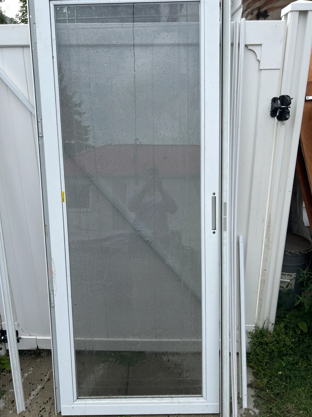 White Screen Door, 79.625" x 31 1/4 thumbnail