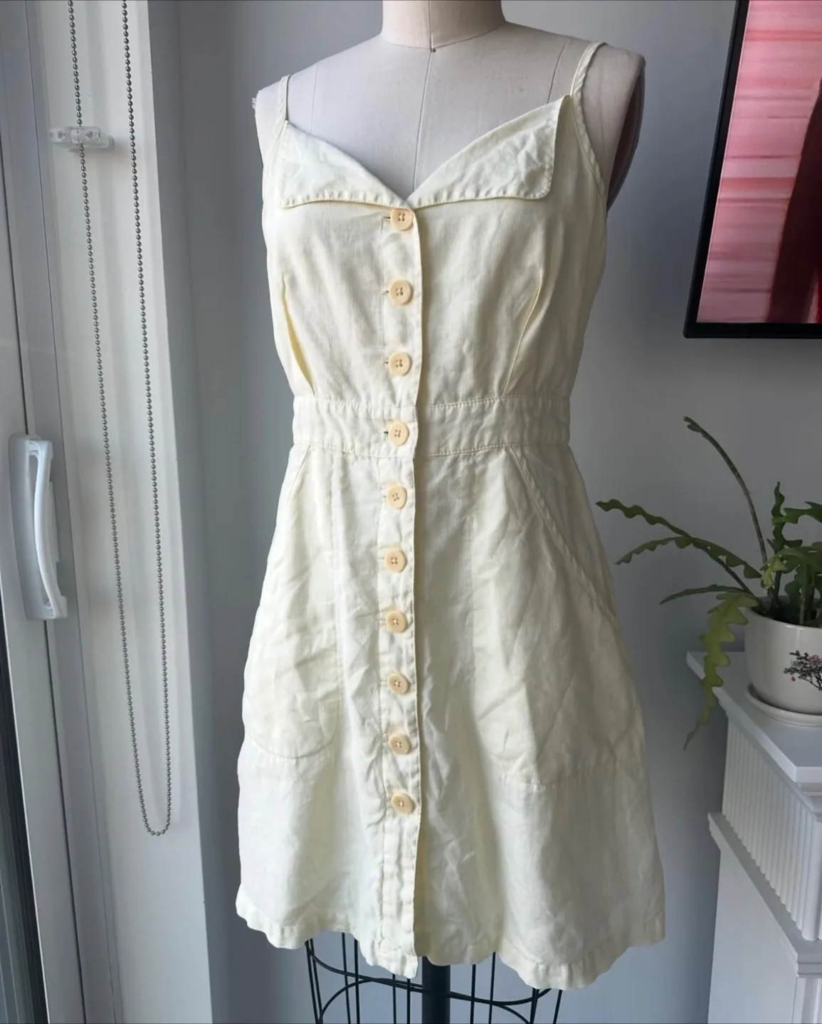 Vintage linen Juicy couture dress size 2 thumbnail