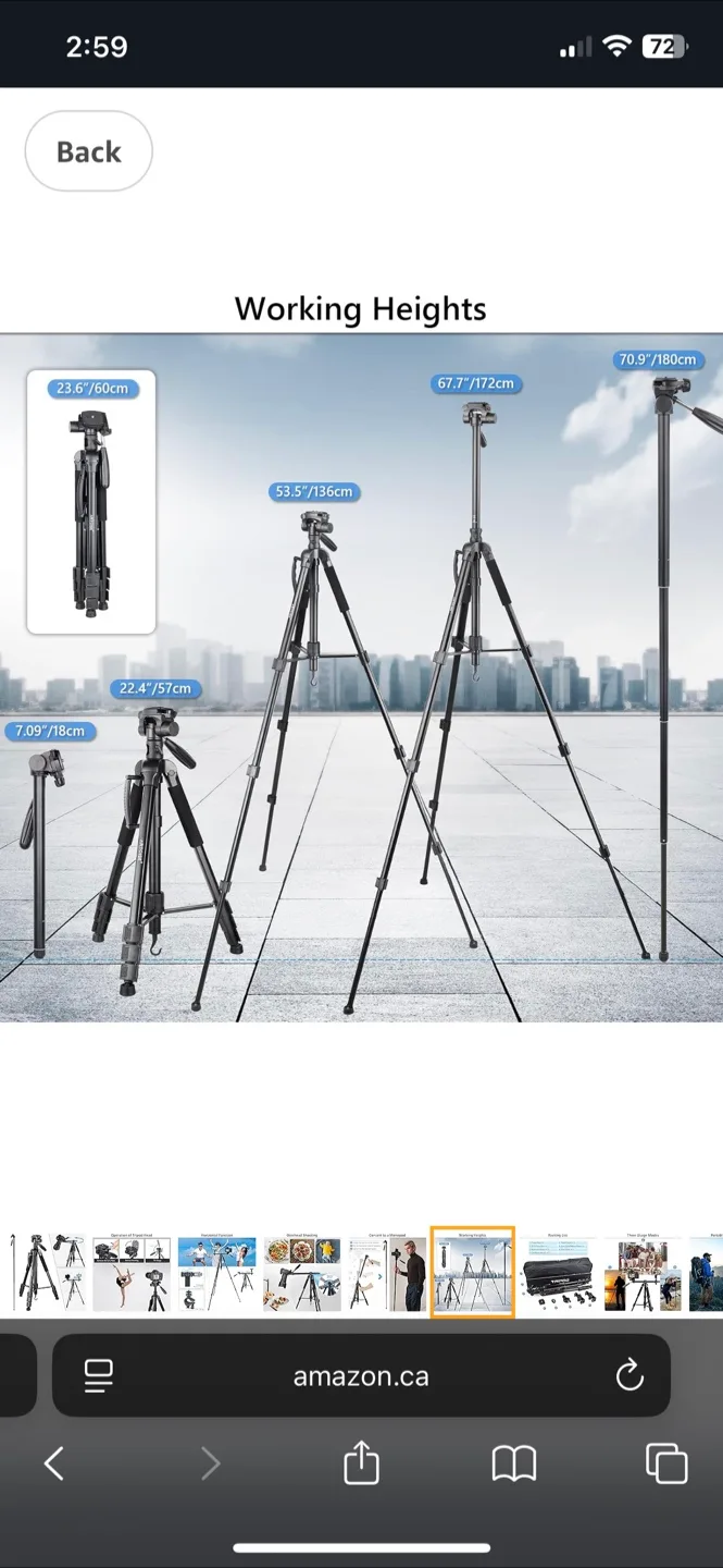 Artcize 3-in-1 tripod with accessories image indicator(7)
