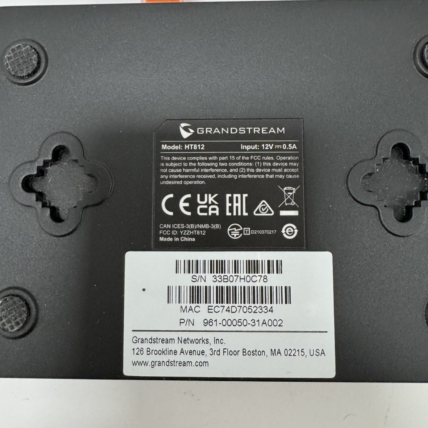 Grandstream HT812 VoIP Gateway - photo 2