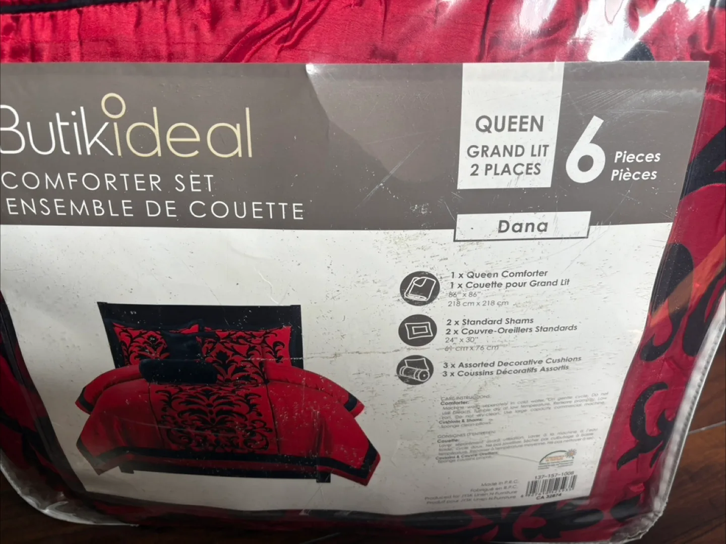 Queen Comforter Set - 6 Piece thumbnail