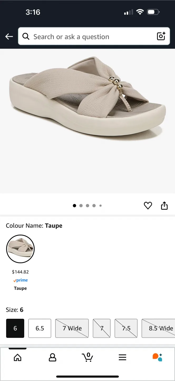 Bzees Promise Navy Floral Sandals - Size 6M - New in Box image indicator(5)