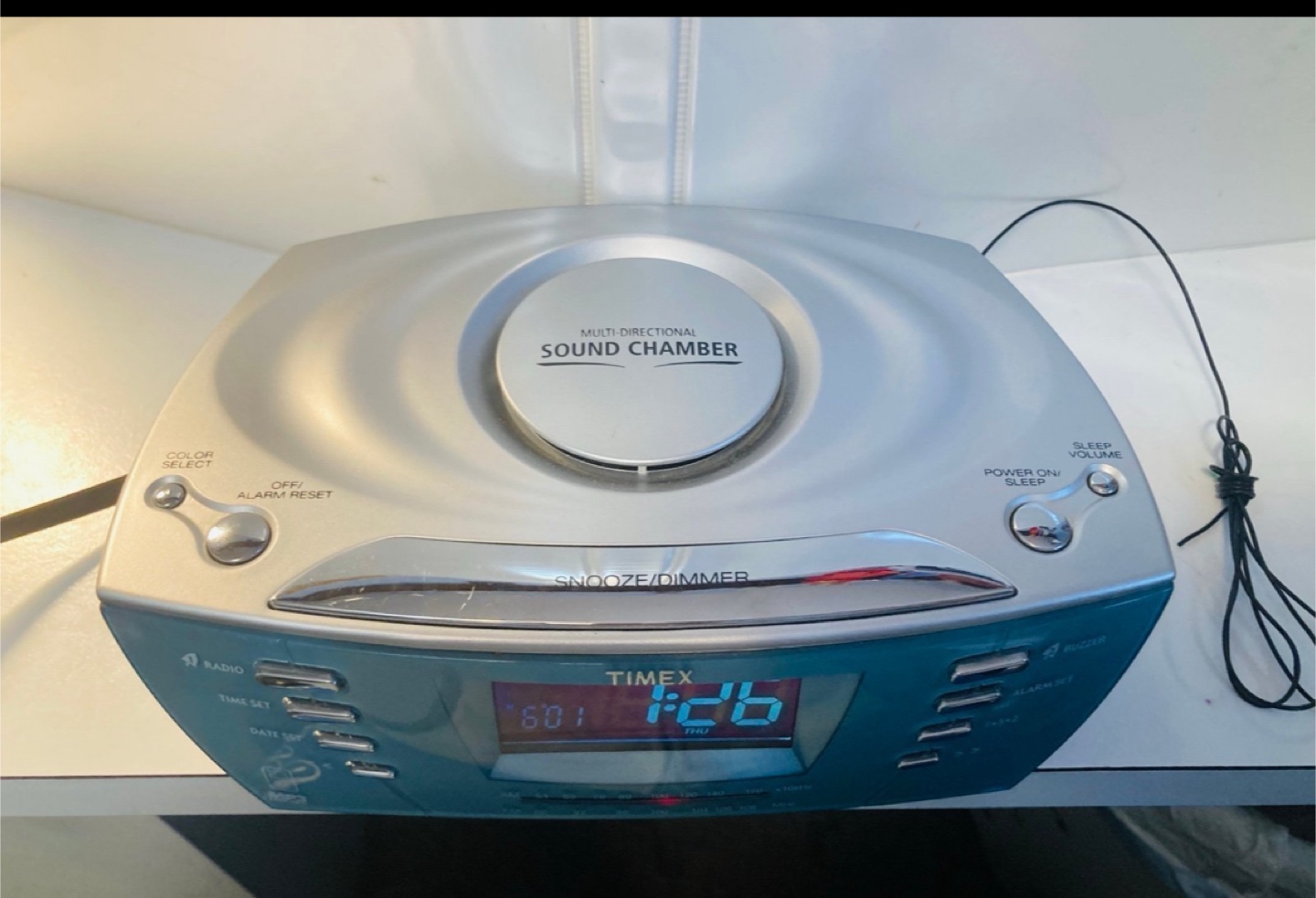 Timex Multi-Directional Sound Chamber Clock Radio - photo 2