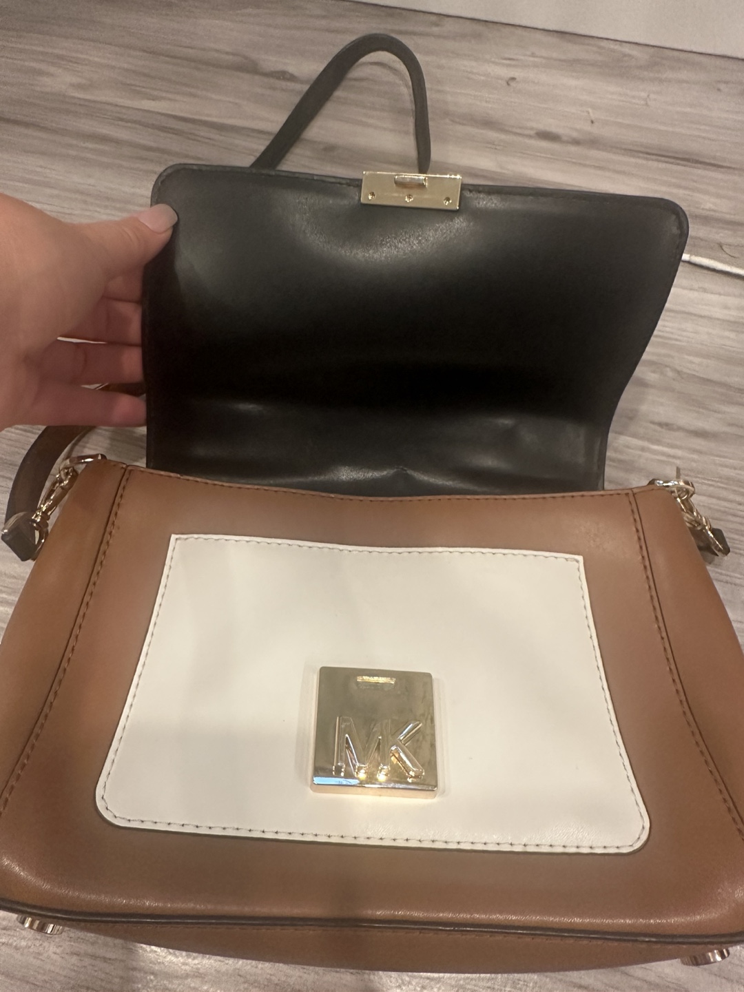 Michael Kors Satchel - Brown, Black, White - photo 4