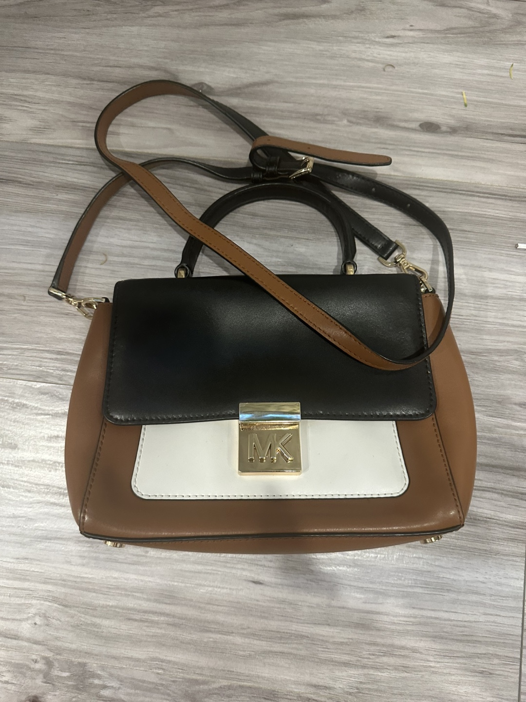 Michael Kors Satchel - Brown, Black, White - photo 3