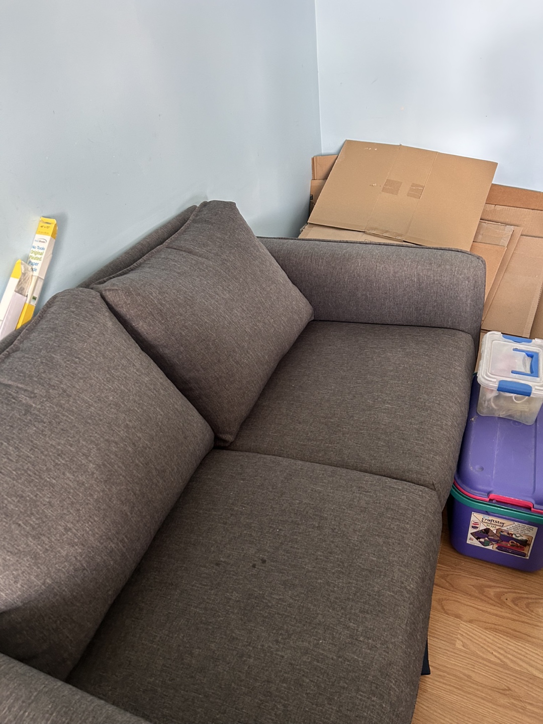 Grey Loveseat Sofa