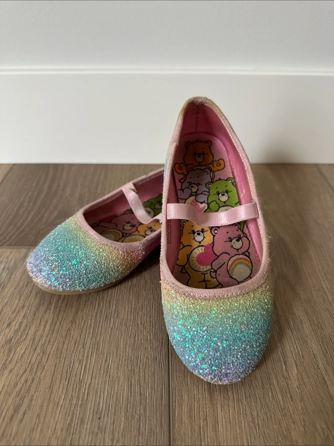 H&M Care Bears Glitter Ballet Flats - Size 11 thumbnail