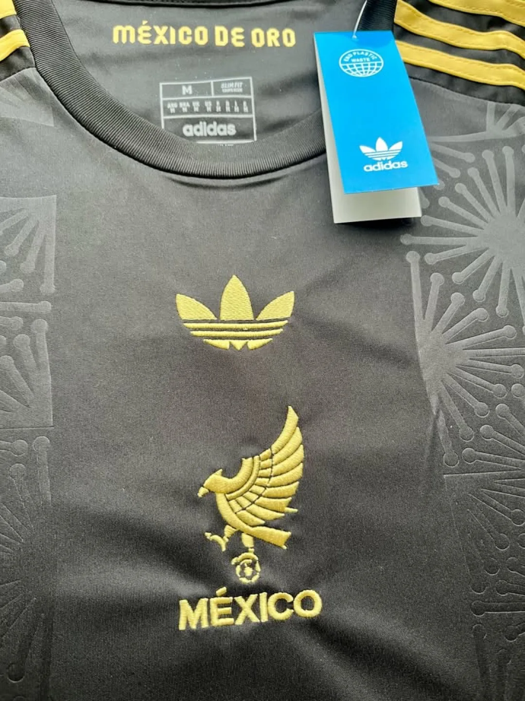 Adidas Mexico Black Soccer Jersey - Size M image indicator(2)