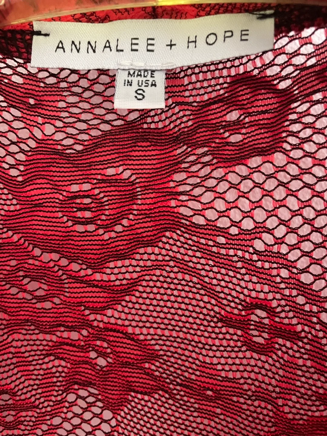 Red Lace Jacket - Size S image indicator(3)