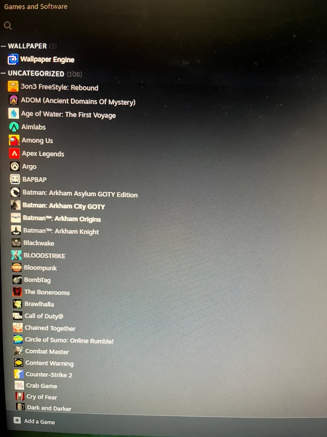 Steam account thumbnail