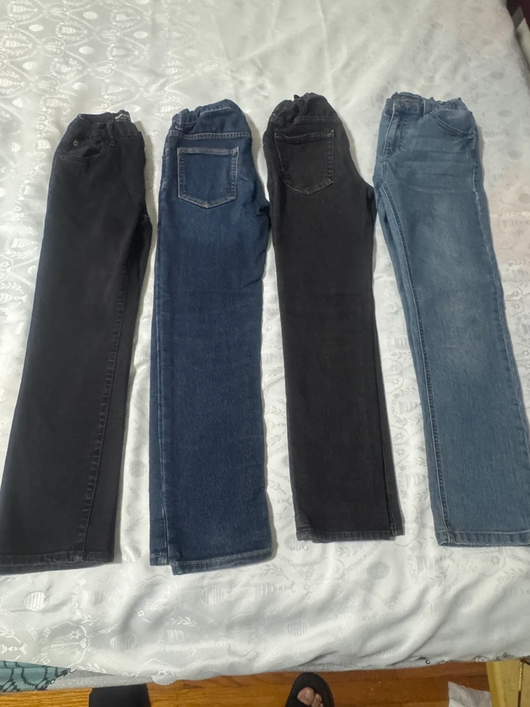 Kids' size-10 Jeans Bundle - 3 Gap & 1Silver image indicator(4)