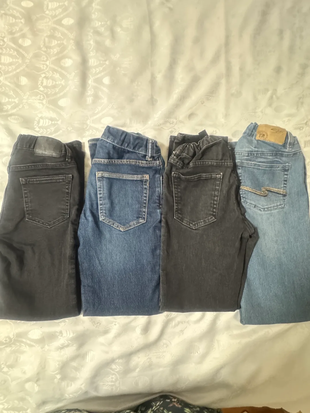 Kids' size-10 Jeans Bundle - 3 Gap & 1Silver image indicator(2)